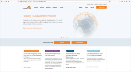 Cloudflare home page